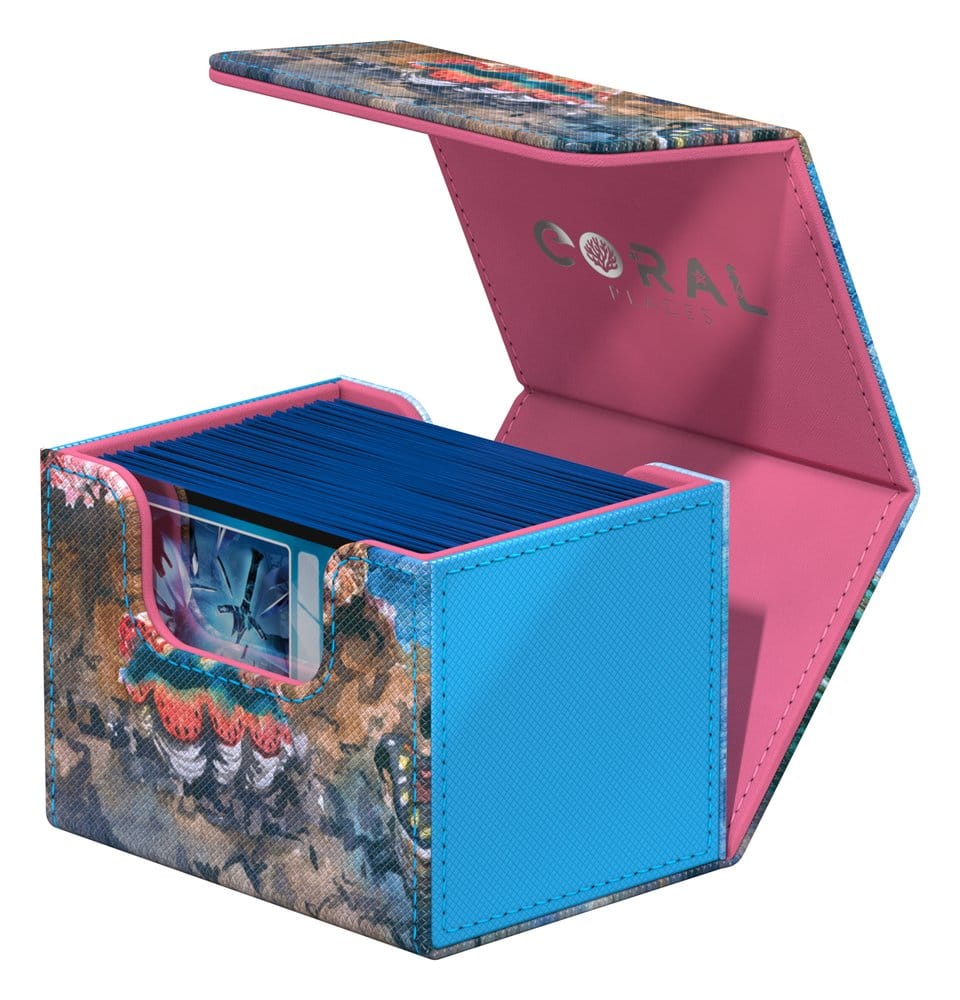 Ultimate Guard Sidewinder 100+ Xenoskin "Coral Places" - Seablue Hush
