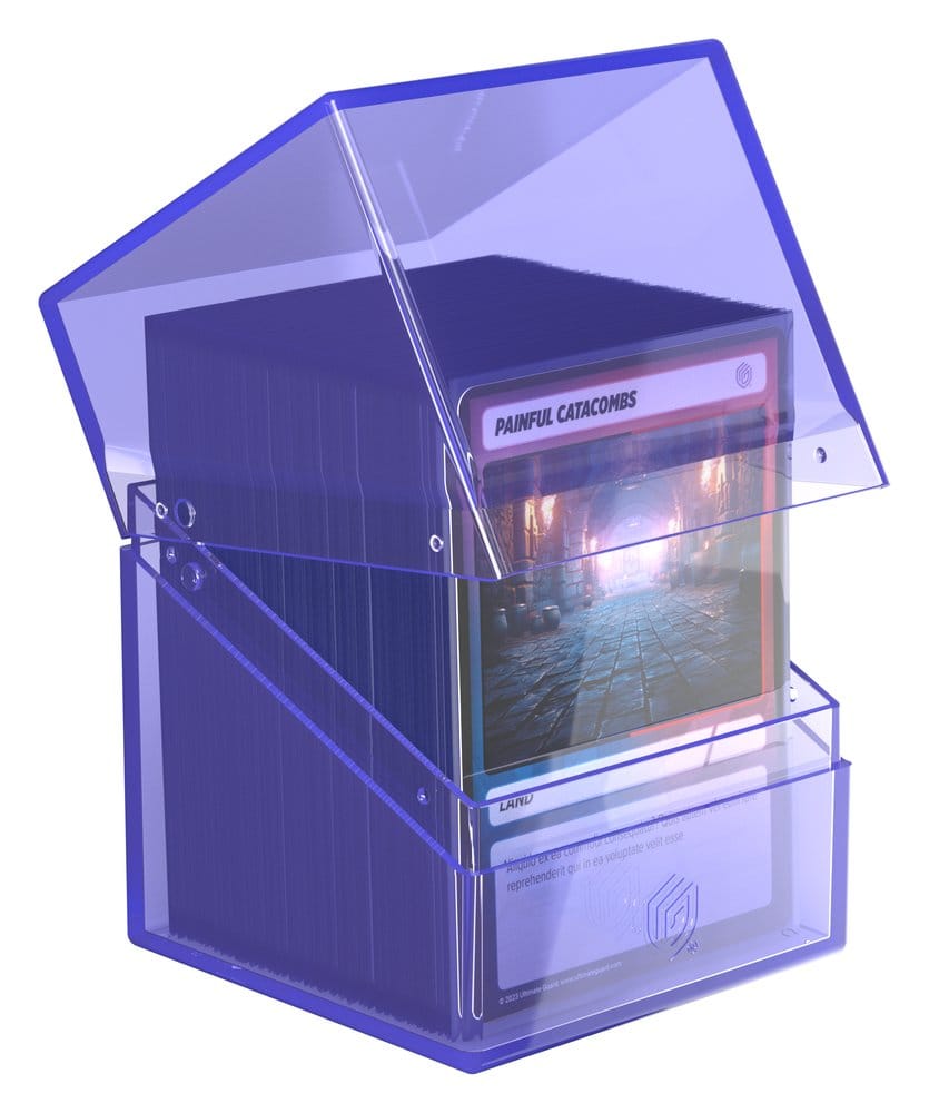 Ultimate Guard Boulder 100+ Clear - Blue Chalcedony