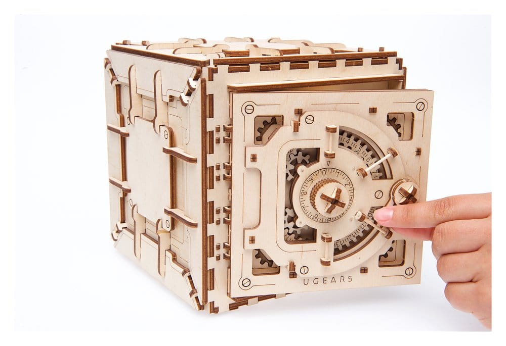 Ugears 3D-Holzpuzzle Tresor