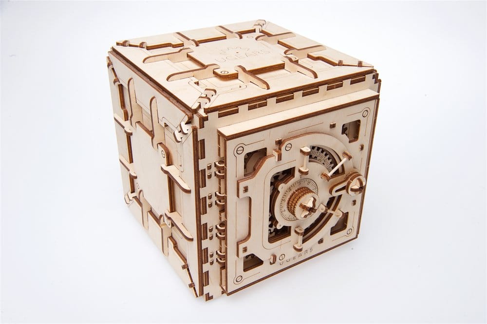 Ugears 3D-Holzpuzzle Tresor