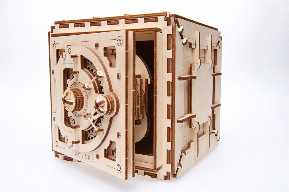Ugears 3D-Holzpuzzle Tresor