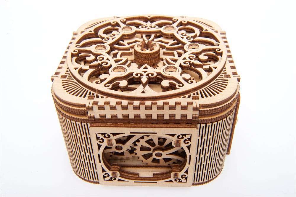 Ugears 3D-Holzpuzzle Schatzkästchen