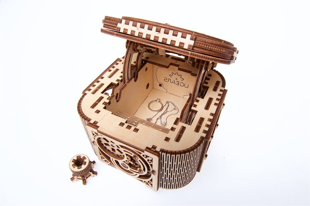 Ugears 3D-Holzpuzzle Schatzkästchen