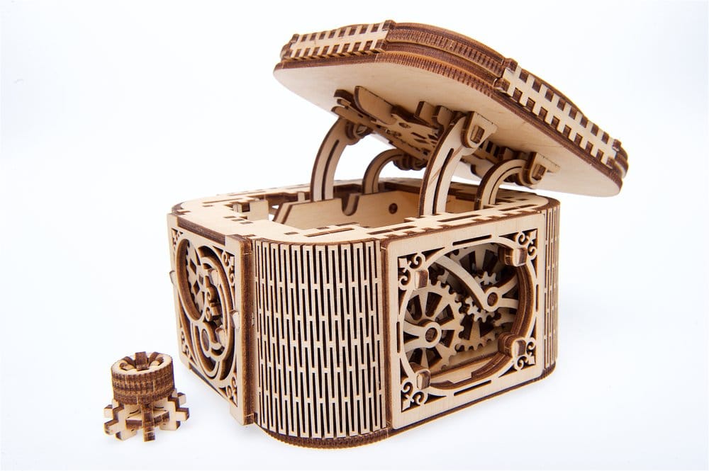 Ugears 3D-Holzpuzzle Schatzkästchen