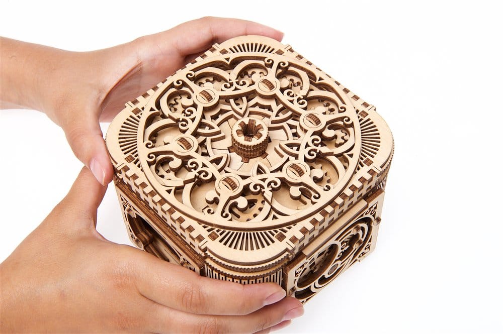 Ugears 3D-Holzpuzzle Schatzkästchen