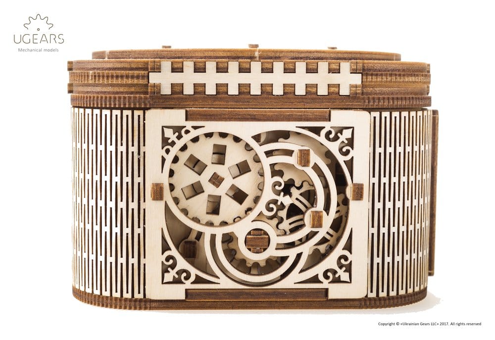Ugears 3D-Holzpuzzle Schatzkästchen
