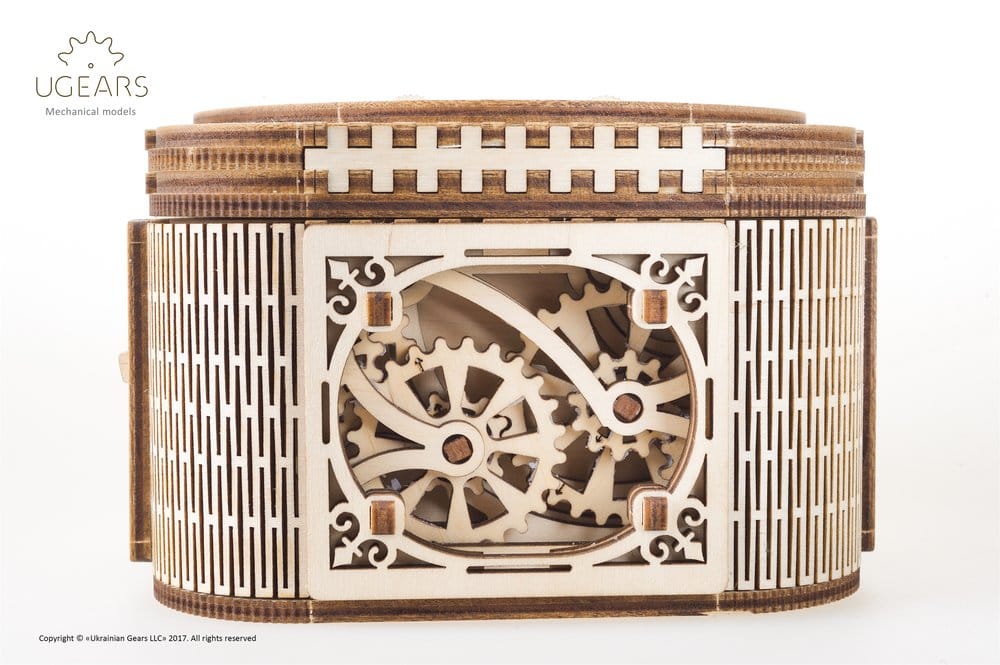 Ugears 3D-Holzpuzzle Schatzkästchen
