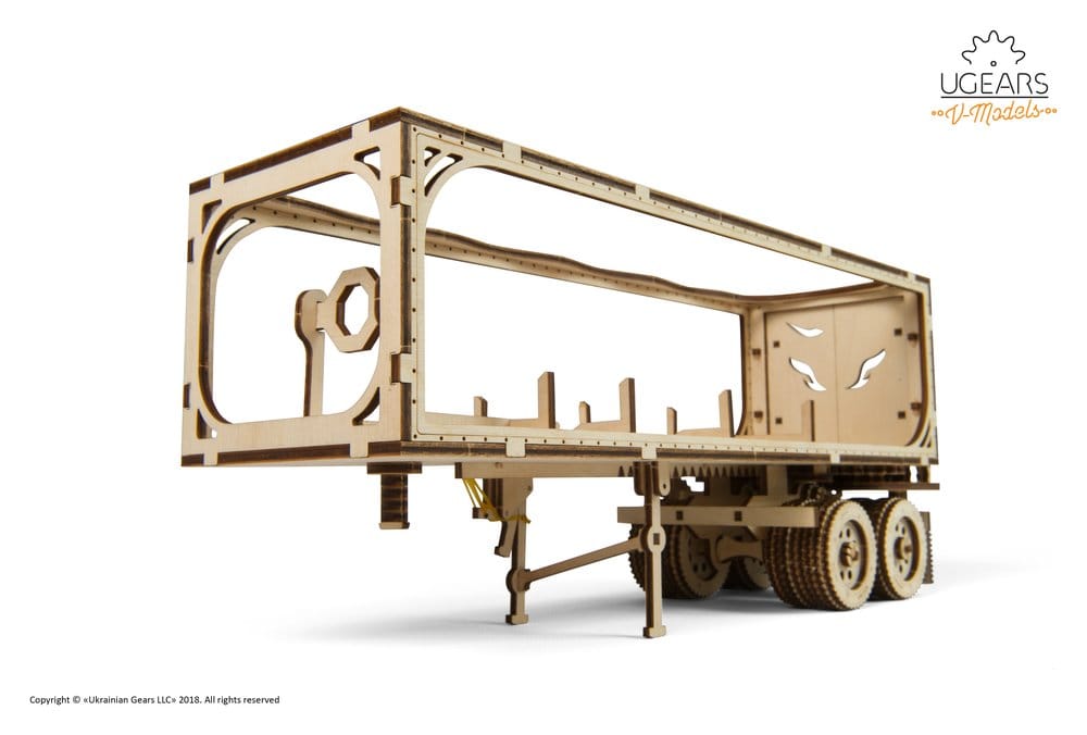 Ugears 3D-Holzpuzzle Anhänger für Heavy Boy Truck VM-03