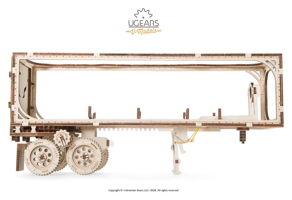 Ugears 3D-Holzpuzzle Anhänger für Heavy Boy Truck VM-03