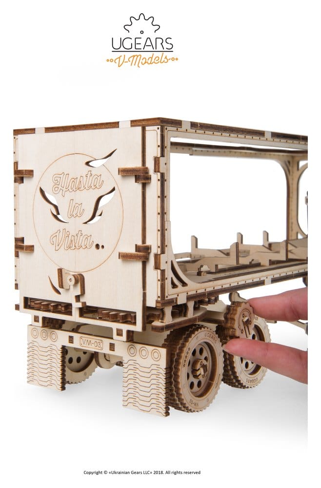 Ugears 3D-Holzpuzzle Anhänger für Heavy Boy Truck VM-03