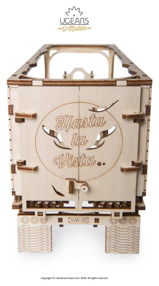 Ugears 3D-Holzpuzzle Anhänger für Heavy Boy Truck VM-03