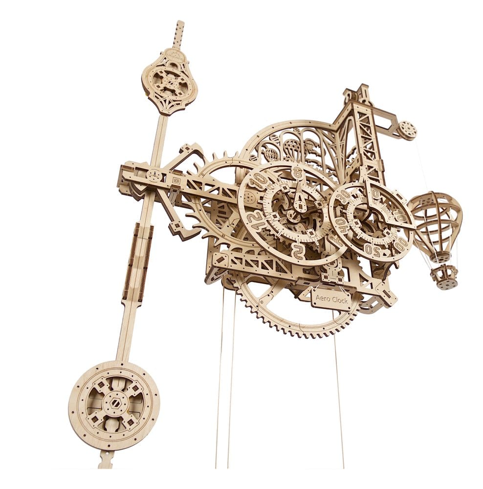 Ugears 3D-Holzpuzzle Aero-Uhr