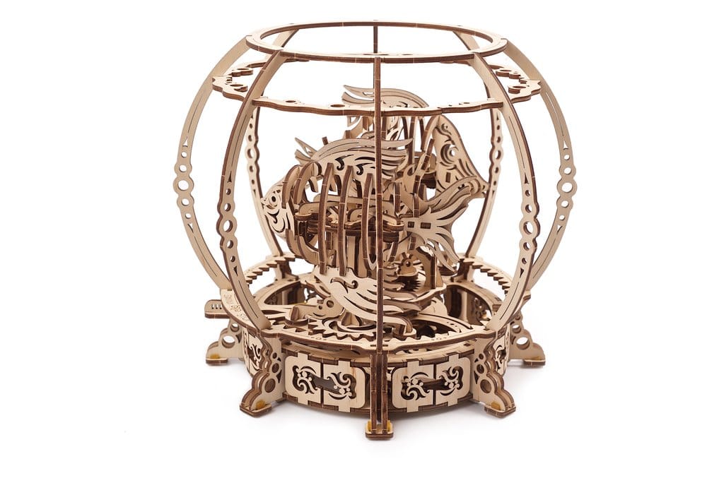 Ugears 3D-Holzpuzzle Mechanisches Aquarium