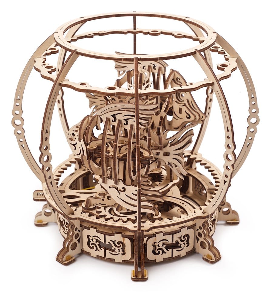 Ugears 3D-Holzpuzzle Mechanisches Aquarium