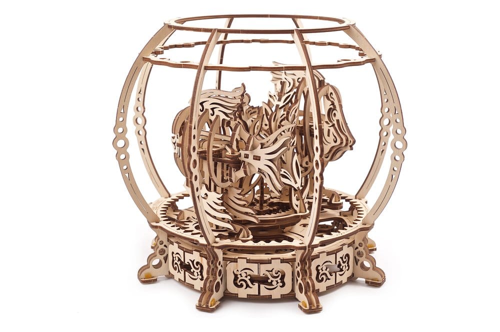 Ugears 3D-Holzpuzzle Mechanisches Aquarium