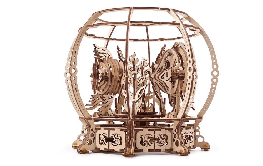 Ugears 3D-Holzpuzzle Mechanisches Aquarium