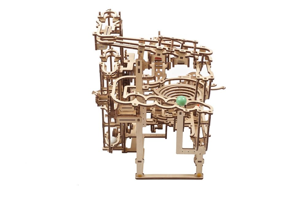 Ugears 3D-Holzpuzzle Murmel-Stufenbahn