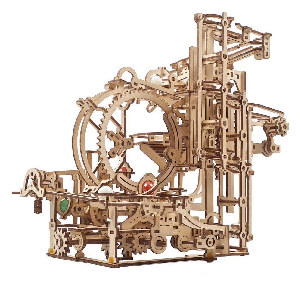 Ugears 3D-Holzpuzzle Murmel-Stufenbahn