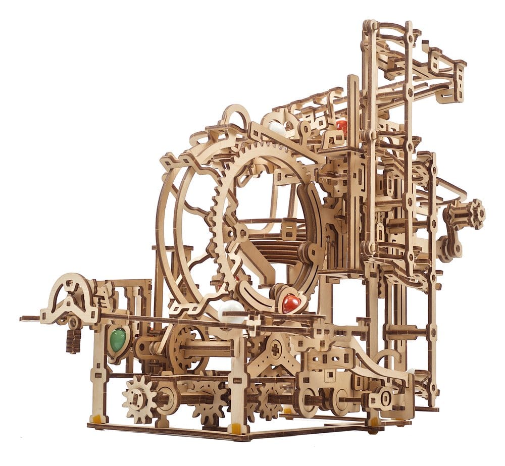 Ugears 3D-Holzpuzzle Murmel-Stufenbahn