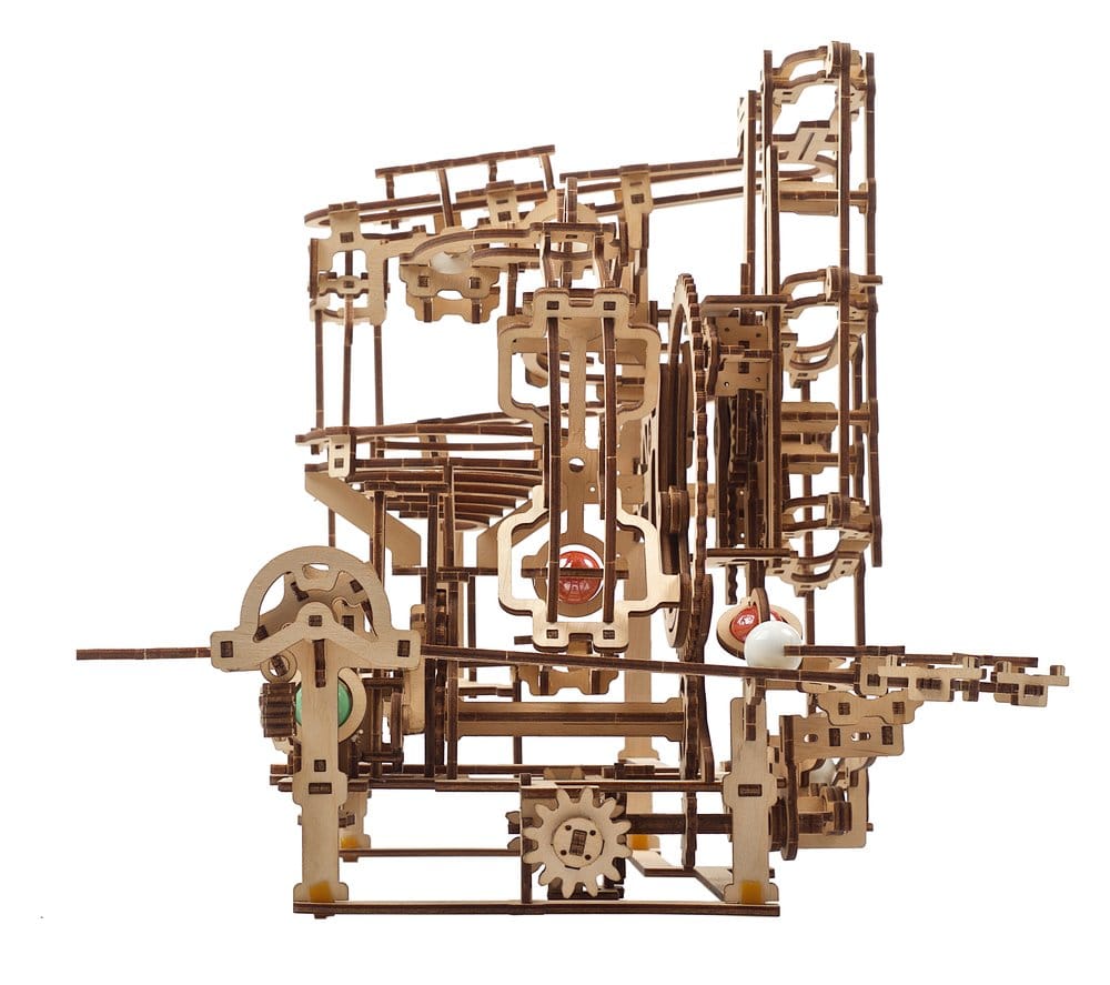 Ugears 3D-Holzpuzzle Murmel-Stufenbahn