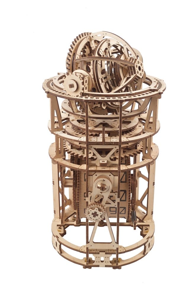 Ugears 3D-Holzpuzzle Tourbillon-Tischuhr Sternengucker