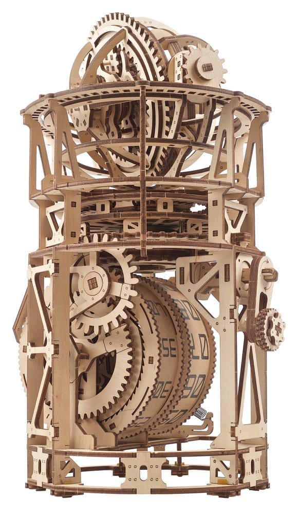 Ugears 3D-Holzpuzzle Tourbillon-Tischuhr Sternengucker