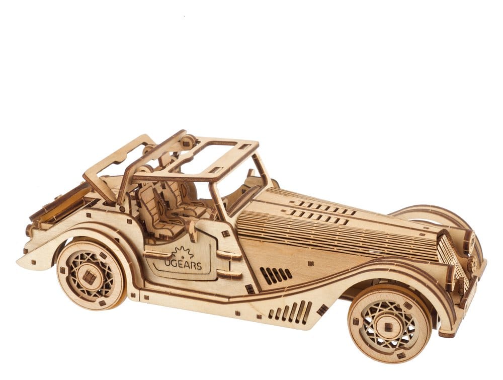 Ugears 3D-Holzpuzzle Sportwagen Flinke Maus