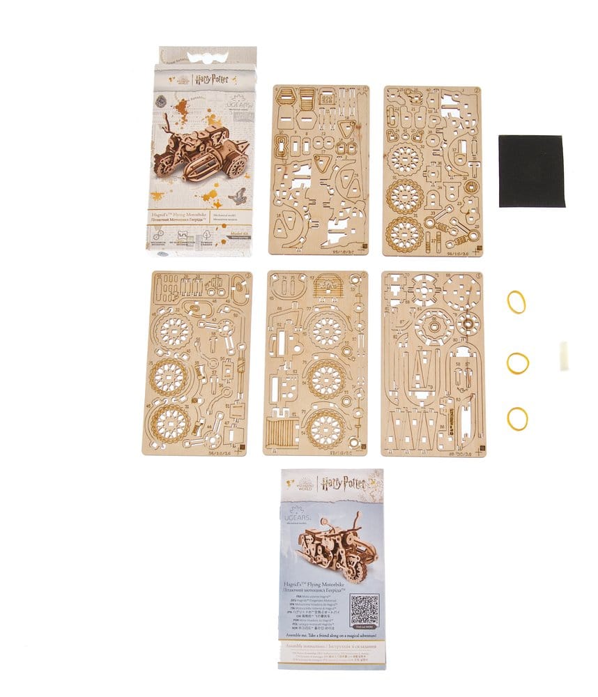 Harry Potter 3D-Holzpuzzle Hagrids fliegendes Motorrad