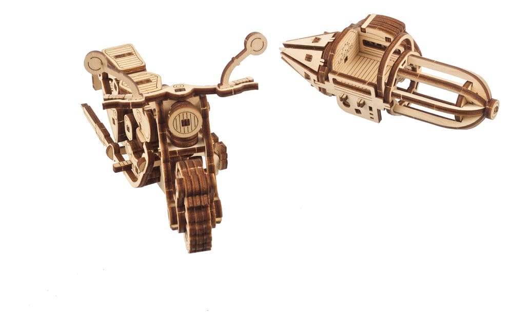 Harry Potter 3D-Holzpuzzle Hagrids fliegendes Motorrad
