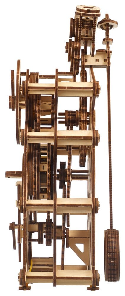 Ugears 3D-Holzpuzzle Motoren-Uhr