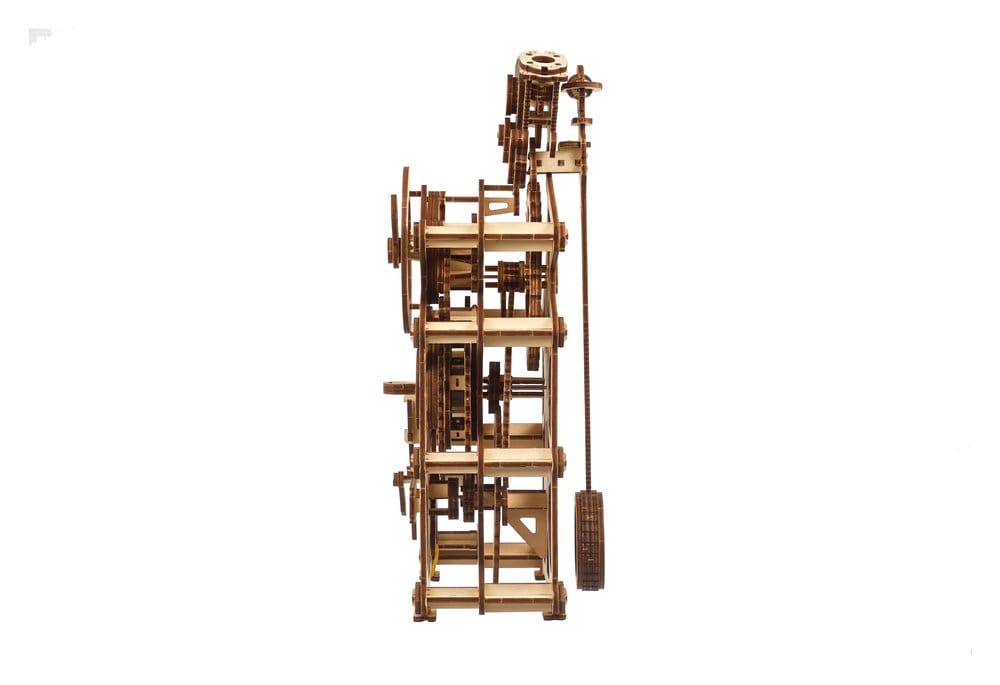 Ugears 3D-Holzpuzzle Motoren-Uhr