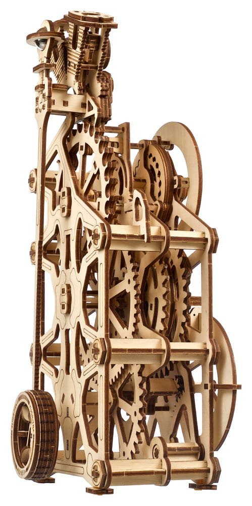 Ugears 3D-Holzpuzzle Motoren-Uhr