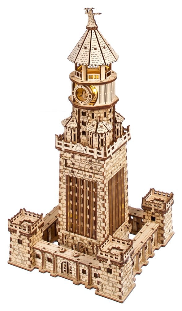 Ugears 3D-Holzpuzzle Leuchtturm von Alexandria