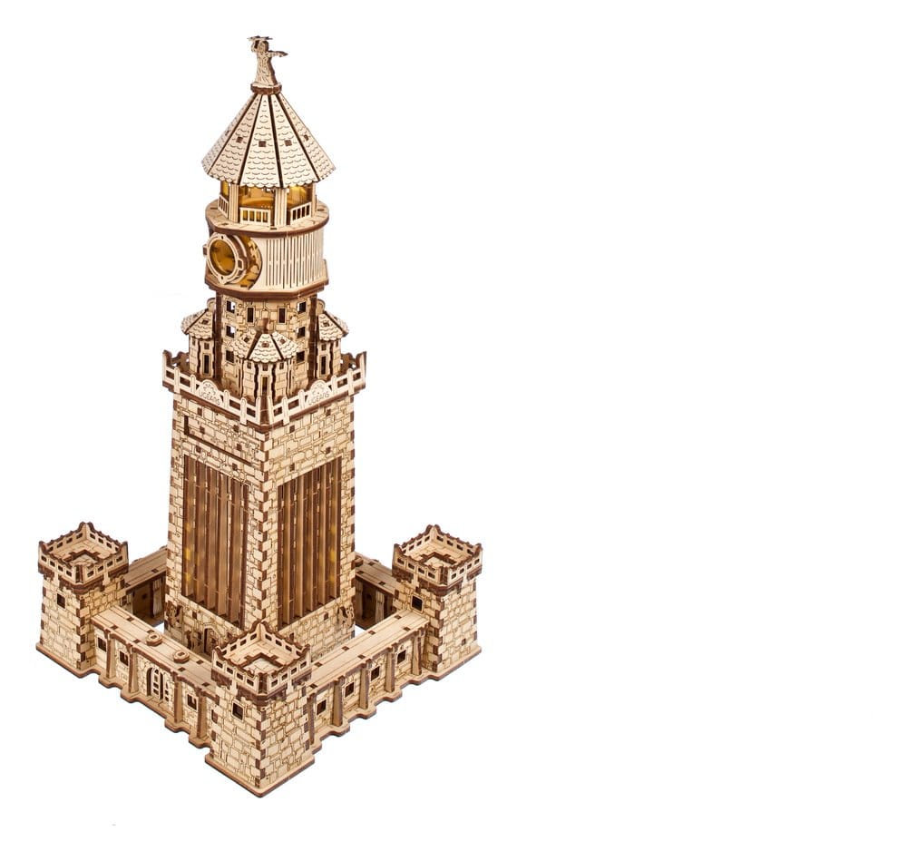 Ugears 3D-Holzpuzzle Leuchtturm von Alexandria