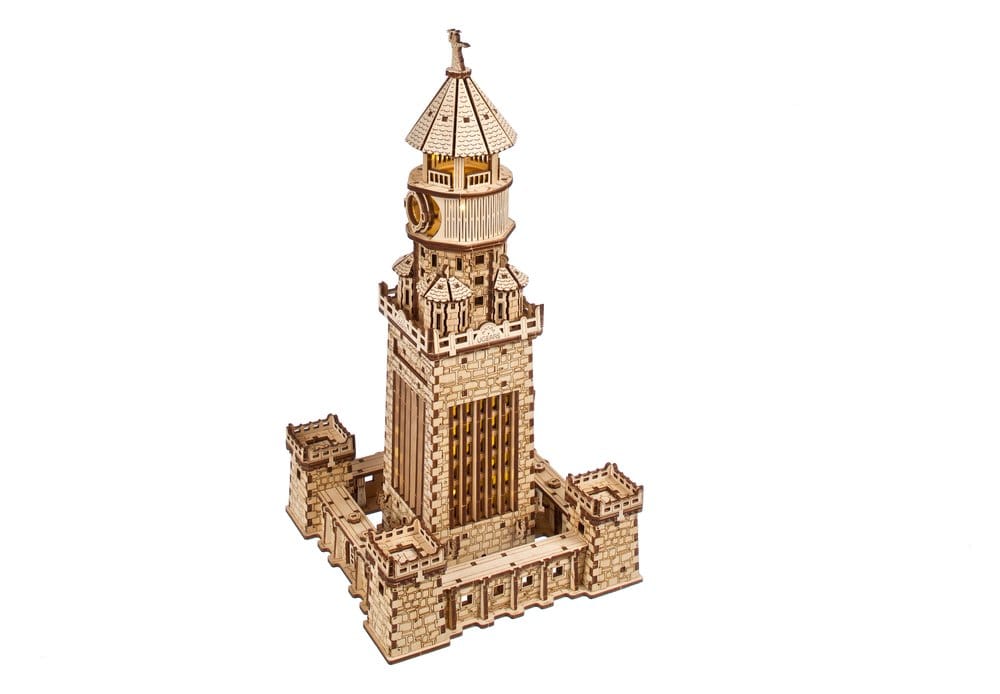 Ugears 3D-Holzpuzzle Leuchtturm von Alexandria