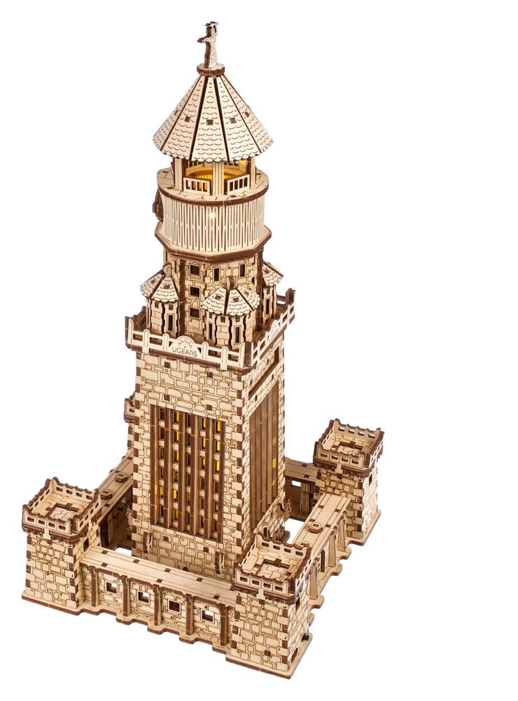 Ugears 3D-Holzpuzzle Leuchtturm von Alexandria