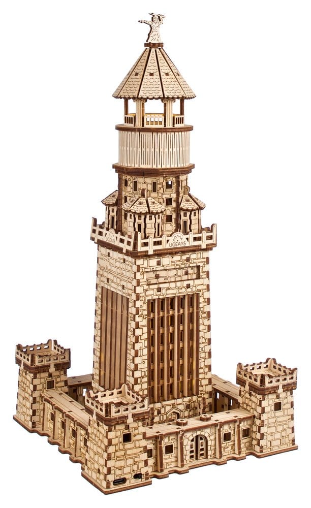 Ugears 3D-Holzpuzzle Leuchtturm von Alexandria