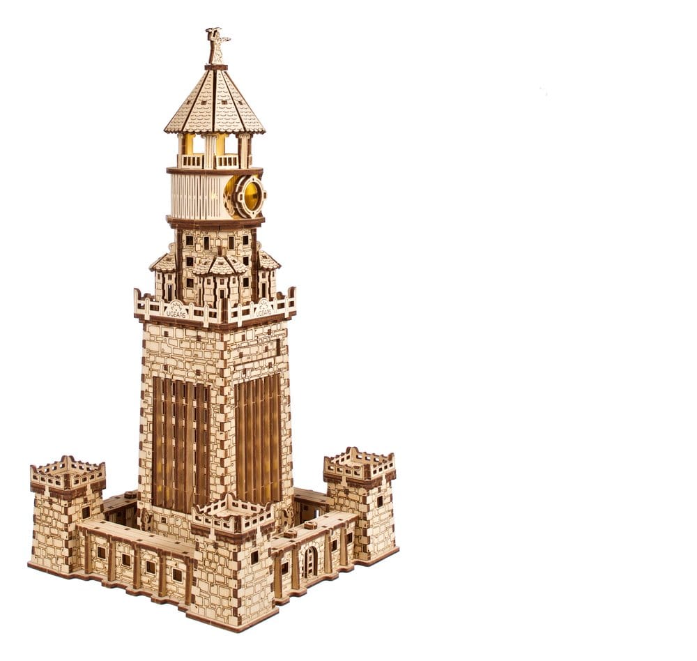 Ugears 3D-Holzpuzzle Leuchtturm von Alexandria