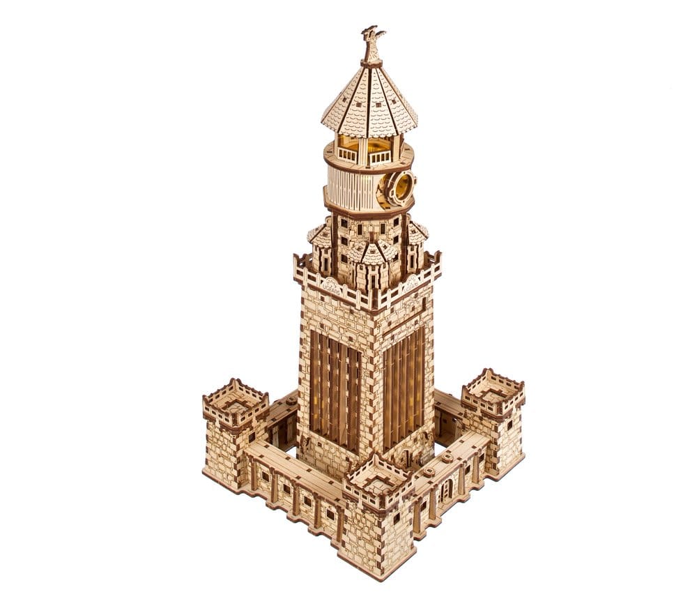 Ugears 3D-Holzpuzzle Leuchtturm von Alexandria