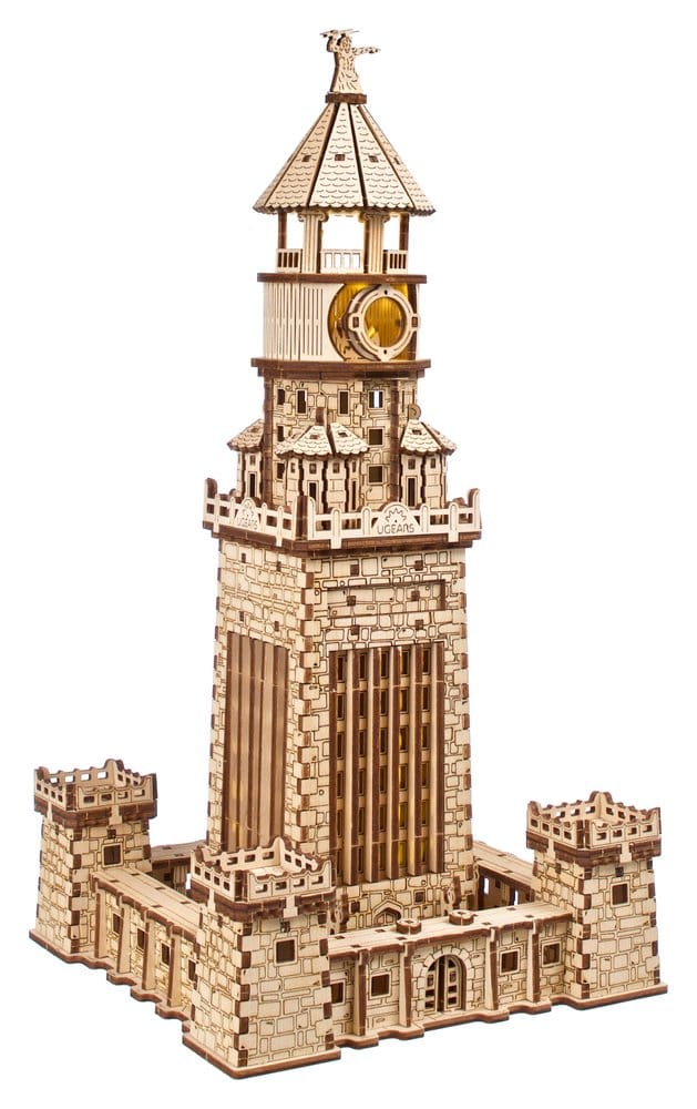 Ugears 3D-Holzpuzzle Leuchtturm von Alexandria