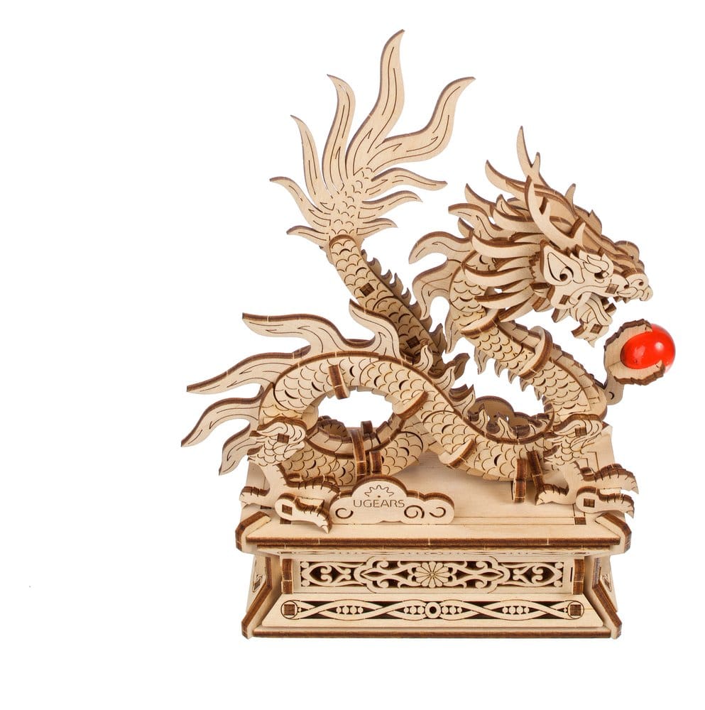 Ugears 3D-Holzpuzzle Holzdrache