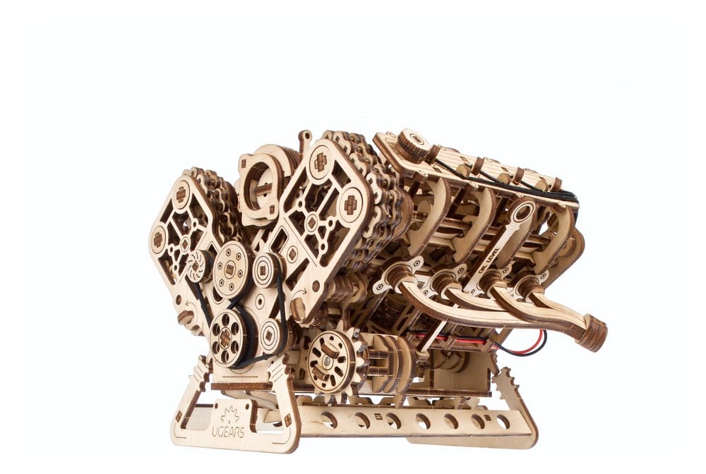 Ugears 3D-Holzpuzzle V8-Motor