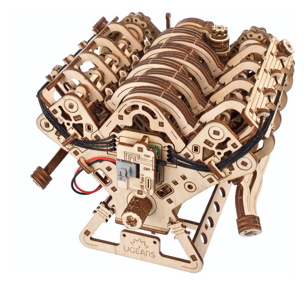 Ugears 3D-Holzpuzzle V8-Motor