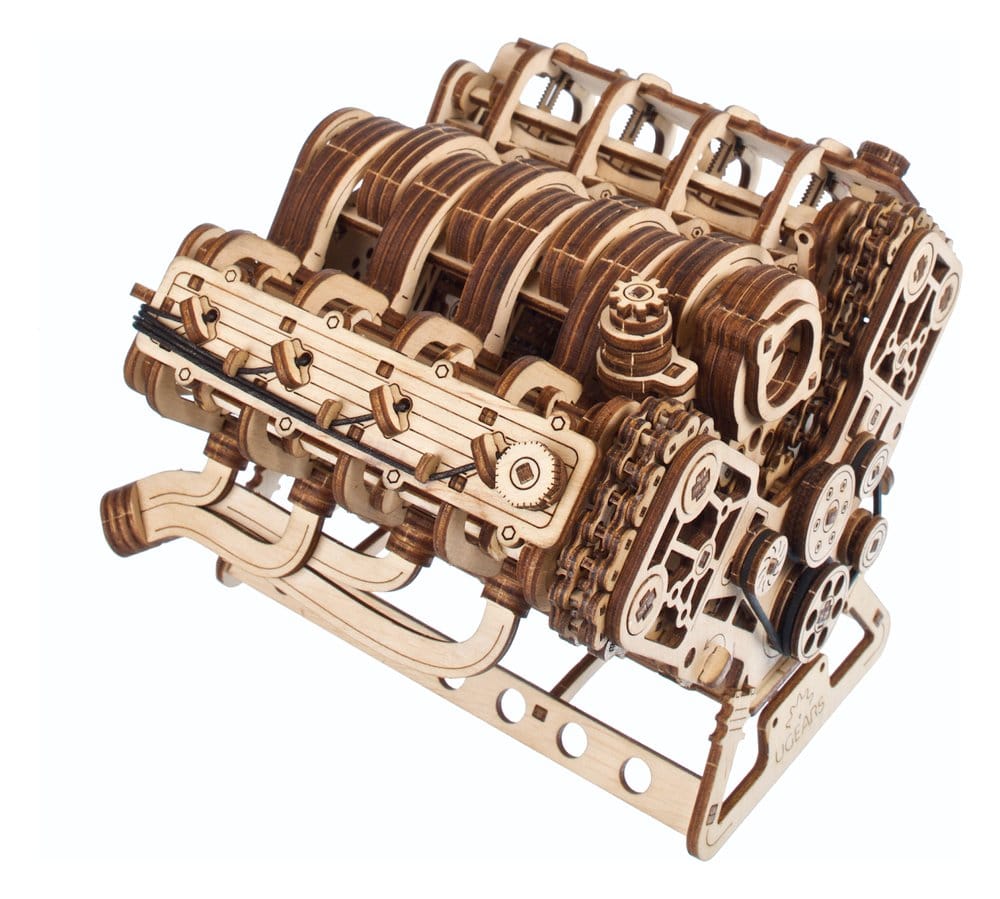 Ugears 3D-Holzpuzzle V8-Motor