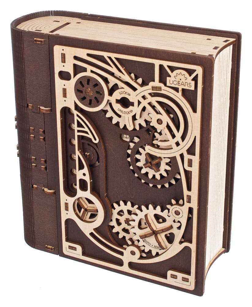 Ugears 3D-Holzpuzzle Buch der Geheimnisse