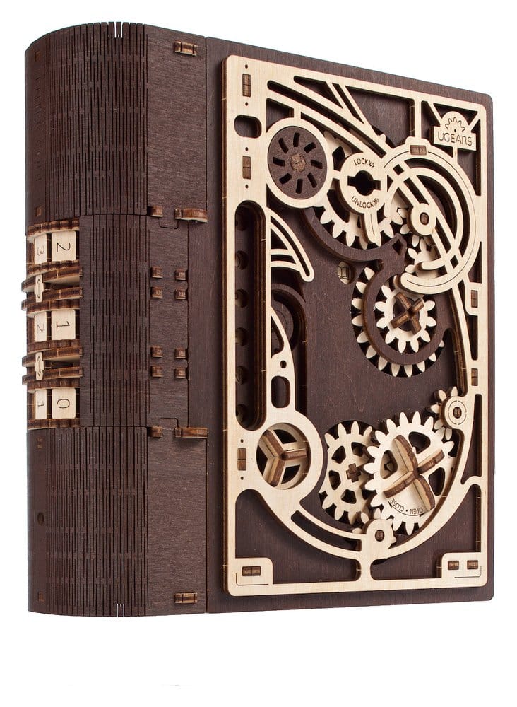 Ugears 3D-Holzpuzzle Buch der Geheimnisse