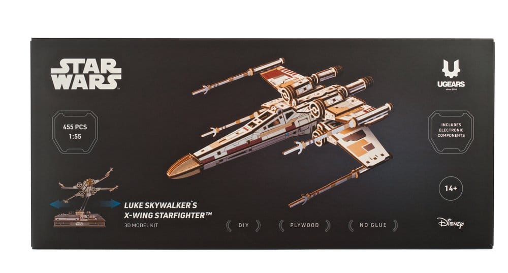 Star Wars 3D-Holzpuzzle Luke Skywalker's X-Wing Starfighter