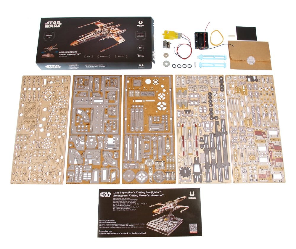 Star Wars 3D-Holzpuzzle Luke Skywalker's X-Wing Starfighter
