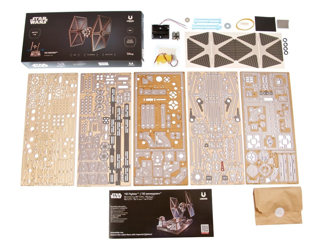 Star Wars 3D-Holzpuzzle TIE Fighter