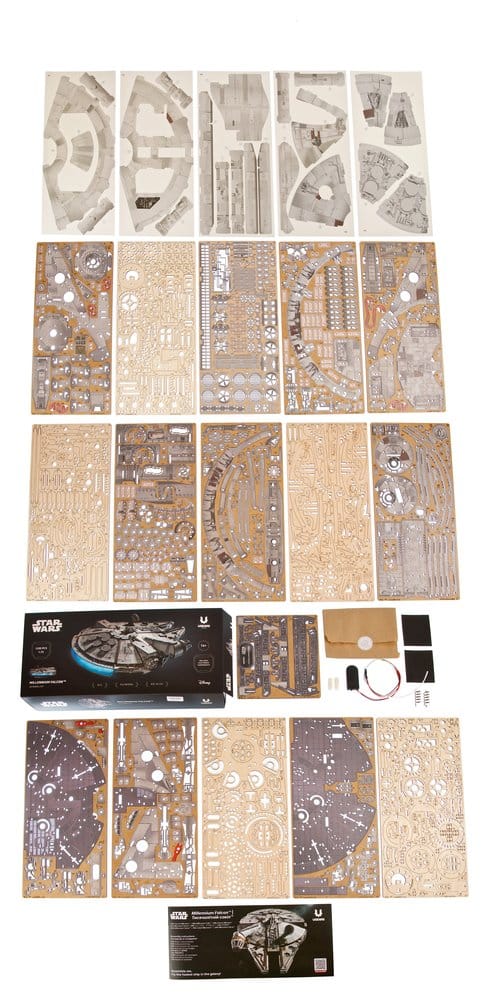 Star Wars 3D-Holzpuzzle Millennium Falcon